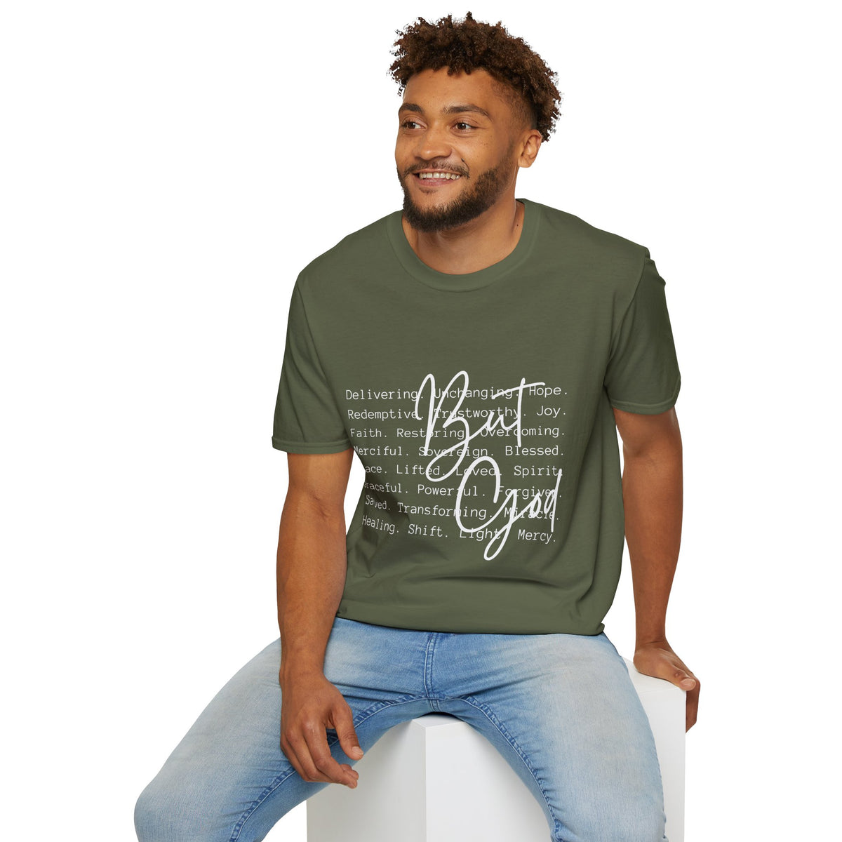 Christian Faith T-Shirt — Be God Good Words Graphic