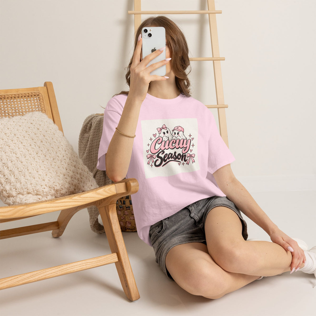 Cucuy Season Cute  Pink Tee